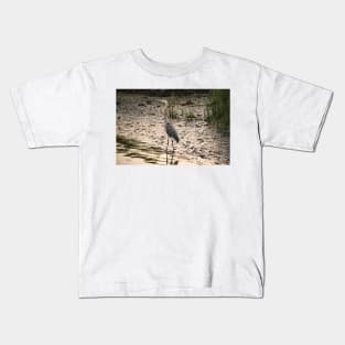 Great Blue Heron in Calabash Kids T-Shirt